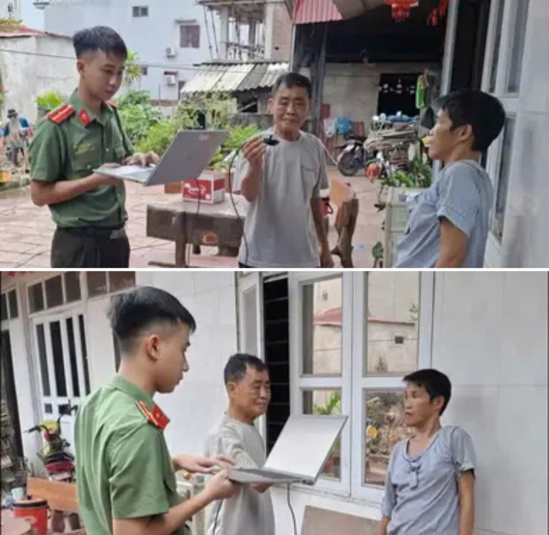 NGHĨA CỬ CAO ĐẸP CỦA CÔNG AN XÃ XUÂN CẨM CÙNG VỚI TÒA SOẠN MÔI TRƯỜNG VÀ XÃ HỘI